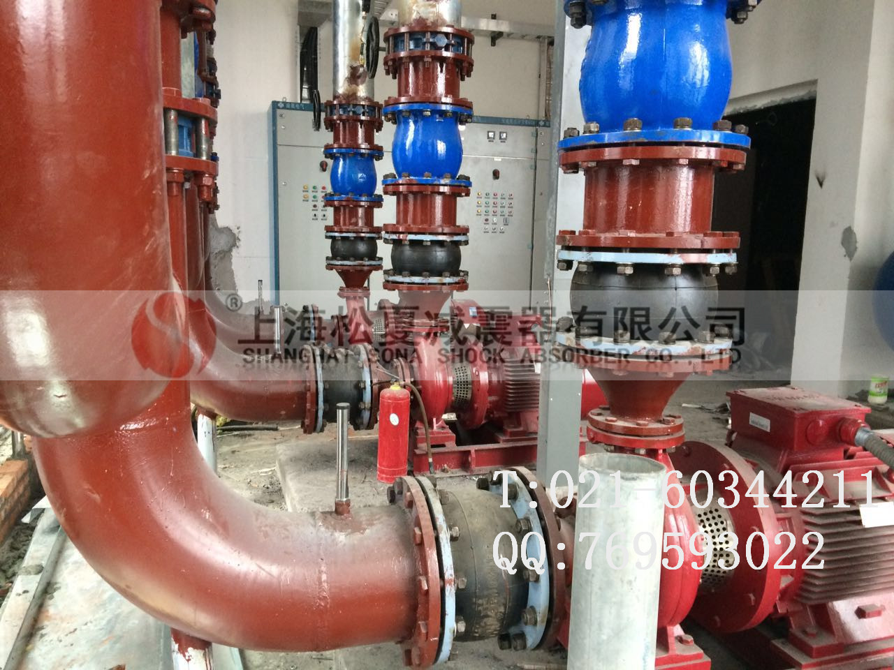 ?？松梨诿摎鈾C采用上海松夏橡膠接頭